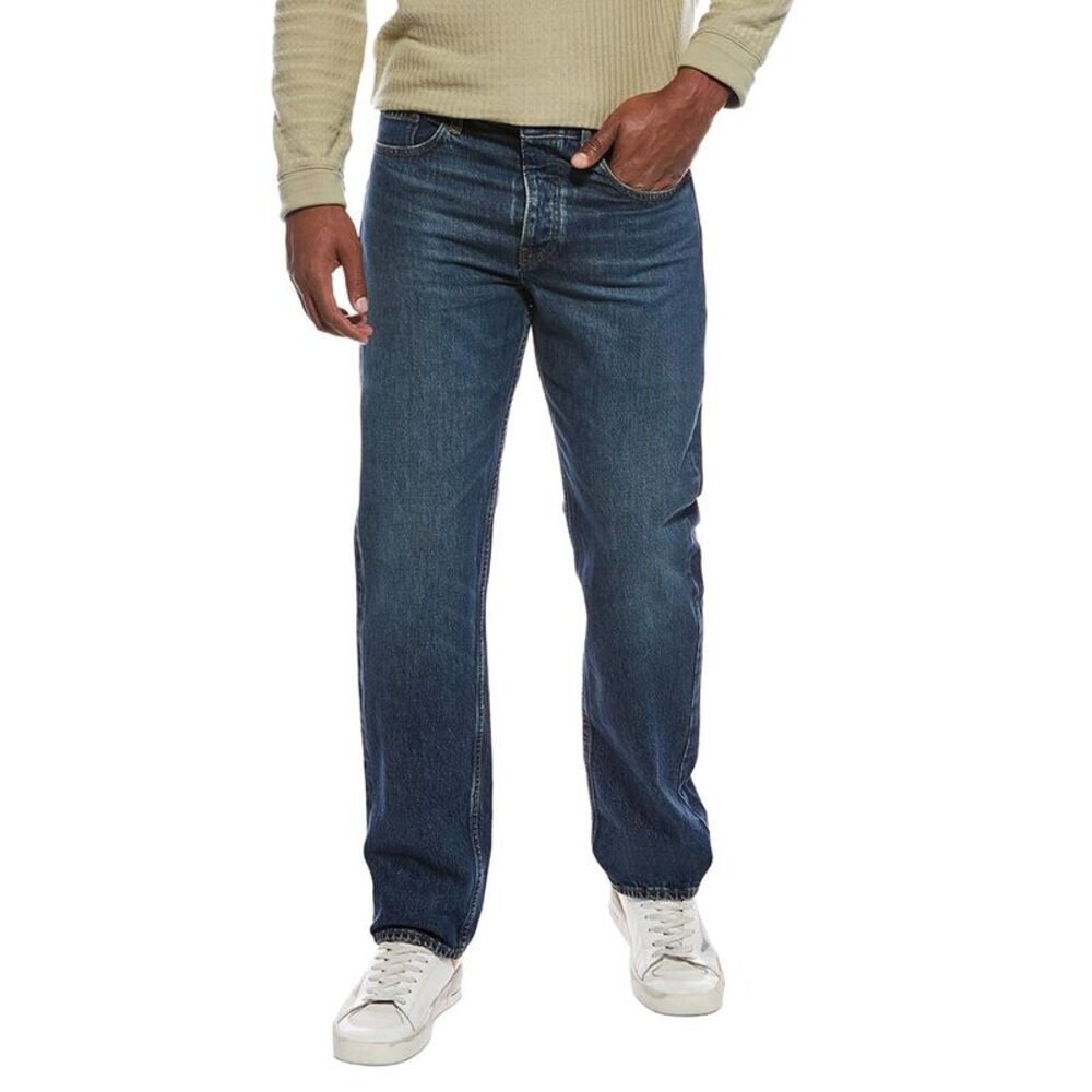 Frame Denim Mens  Strike The Straight Jean, Blue